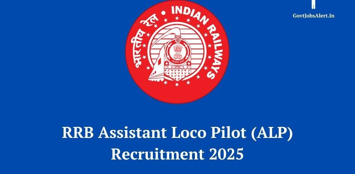 RRB ALP Recruitment 2025; Online Apply