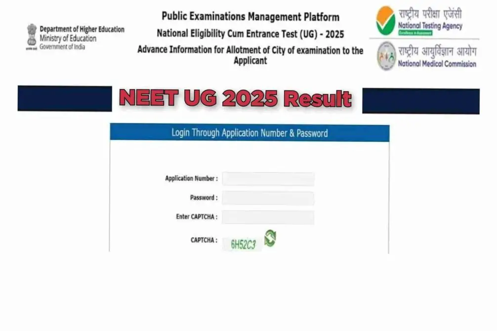 NEET UG 2025 RESULT