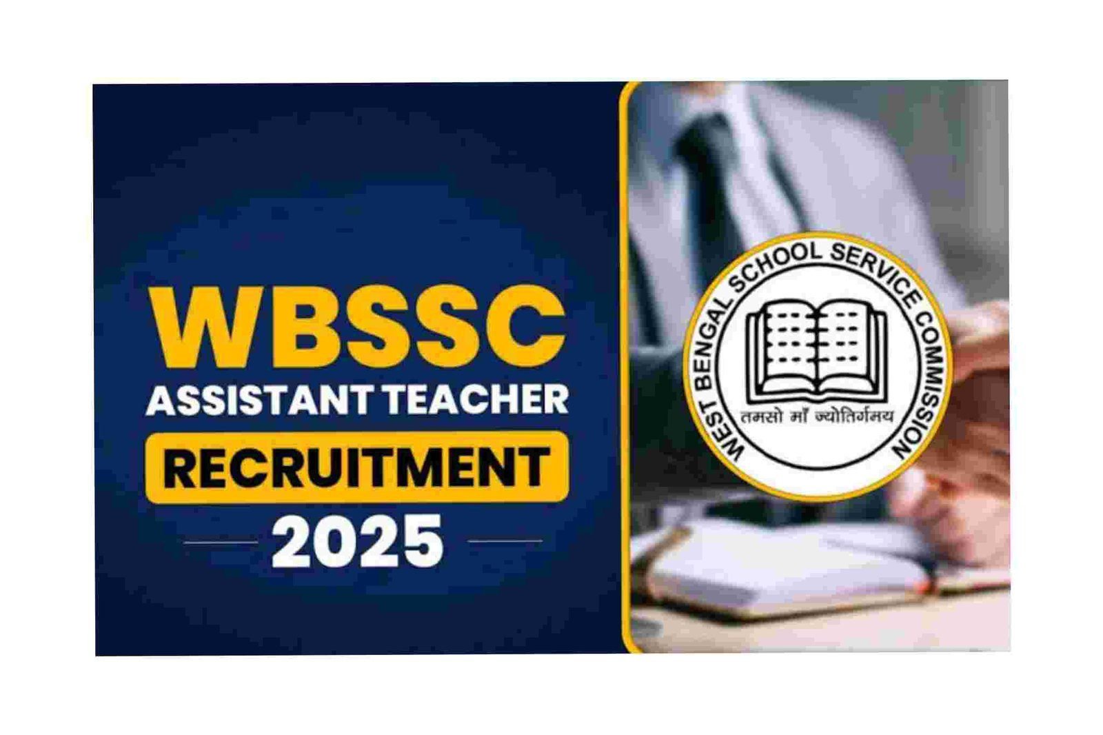 WBSSC Assistant Teacher Recruitment 2025 – Apply Online sarkari result