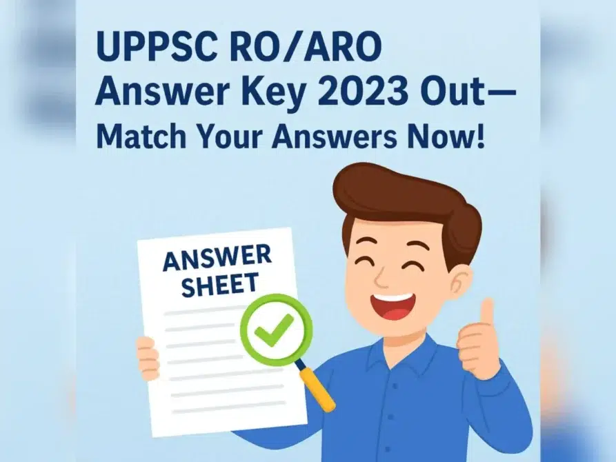 UPPSC RO/ARO Pre Answer Key 2025 Released