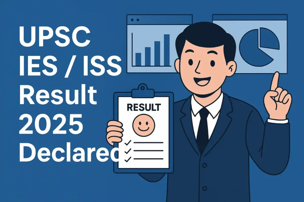 UPSC IES ISS 2024 Result Out