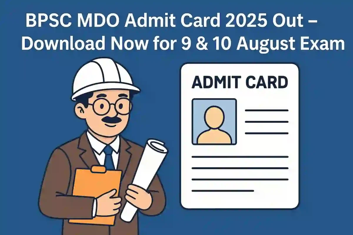 BPSC MDO Admit Card 2025