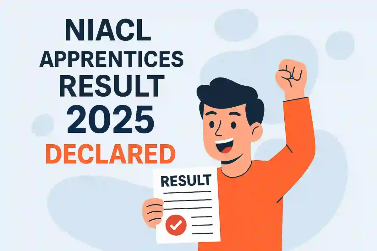 NIACL Apprentices Result 2025 Published