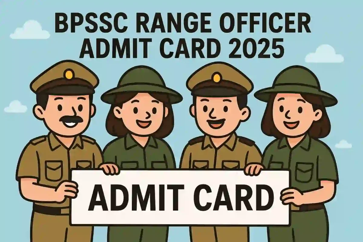 BPSSC Bihar Police Forest Range Officer Admit Card 2025