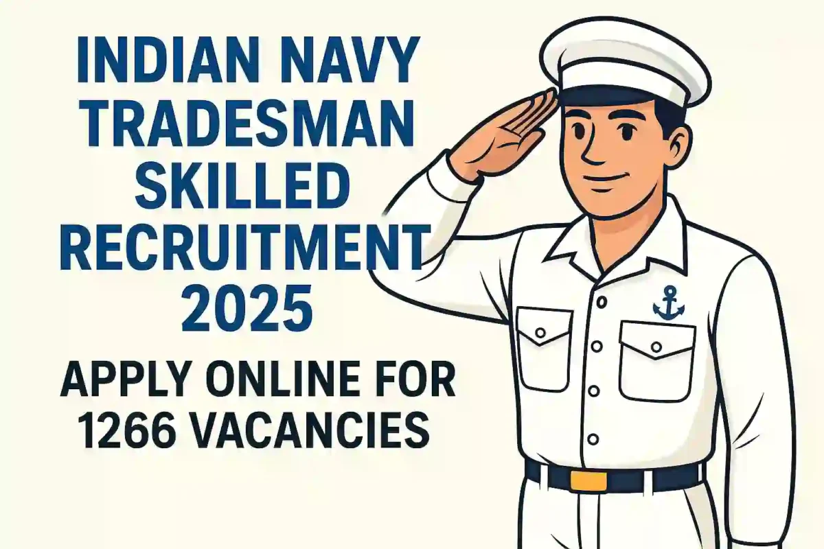 Indian Navy Tradesman Skilled Recruitment 2025