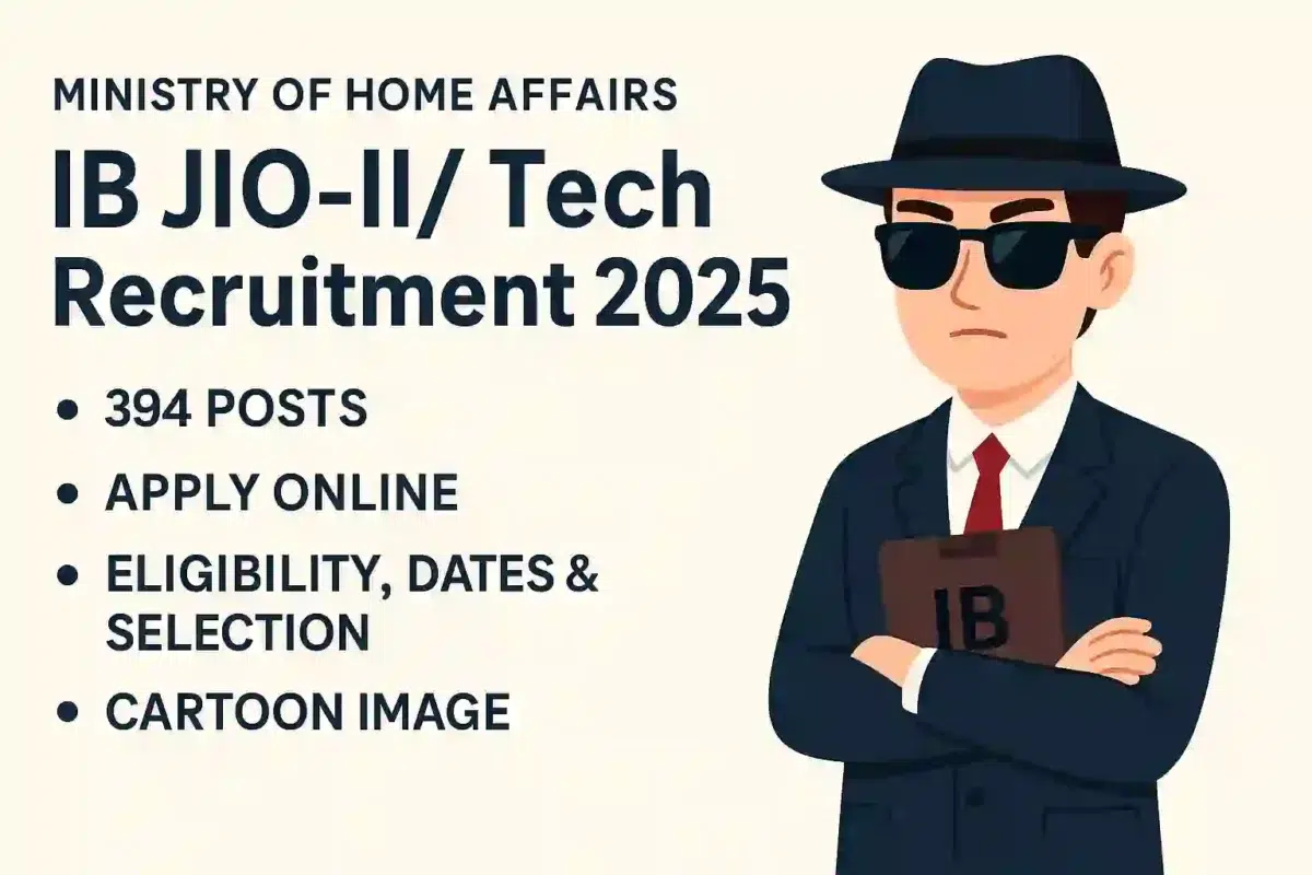 IB JIO-II Tech Recruitment 2025